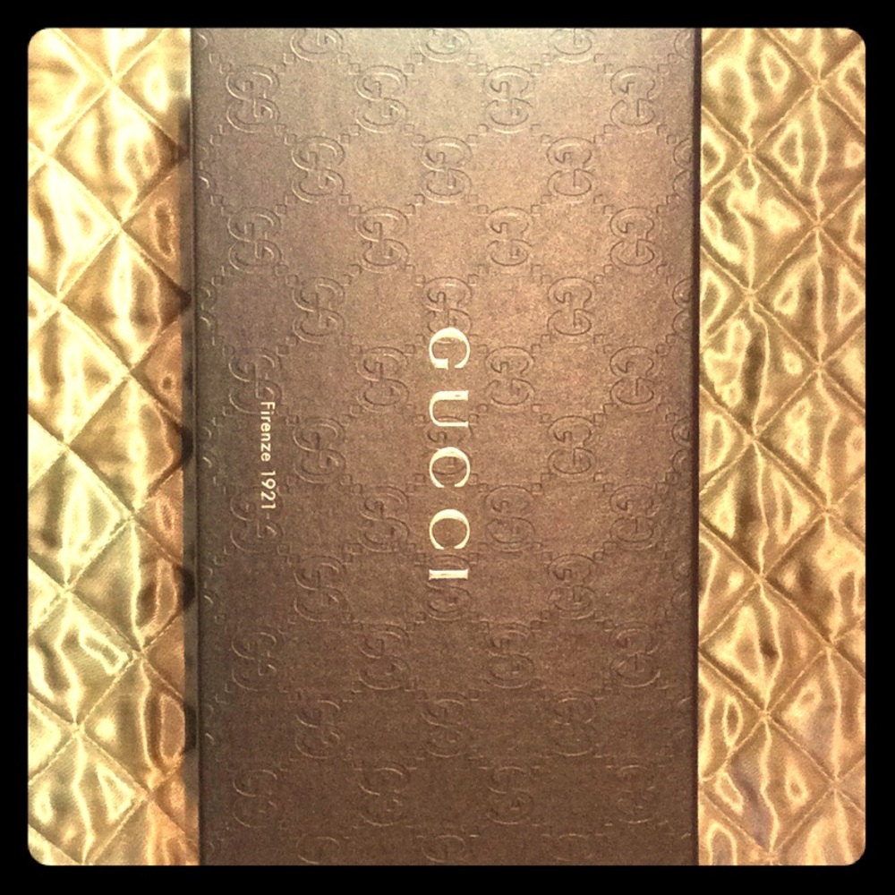GUCCi Monogram Canvas Continental Leather Wallet